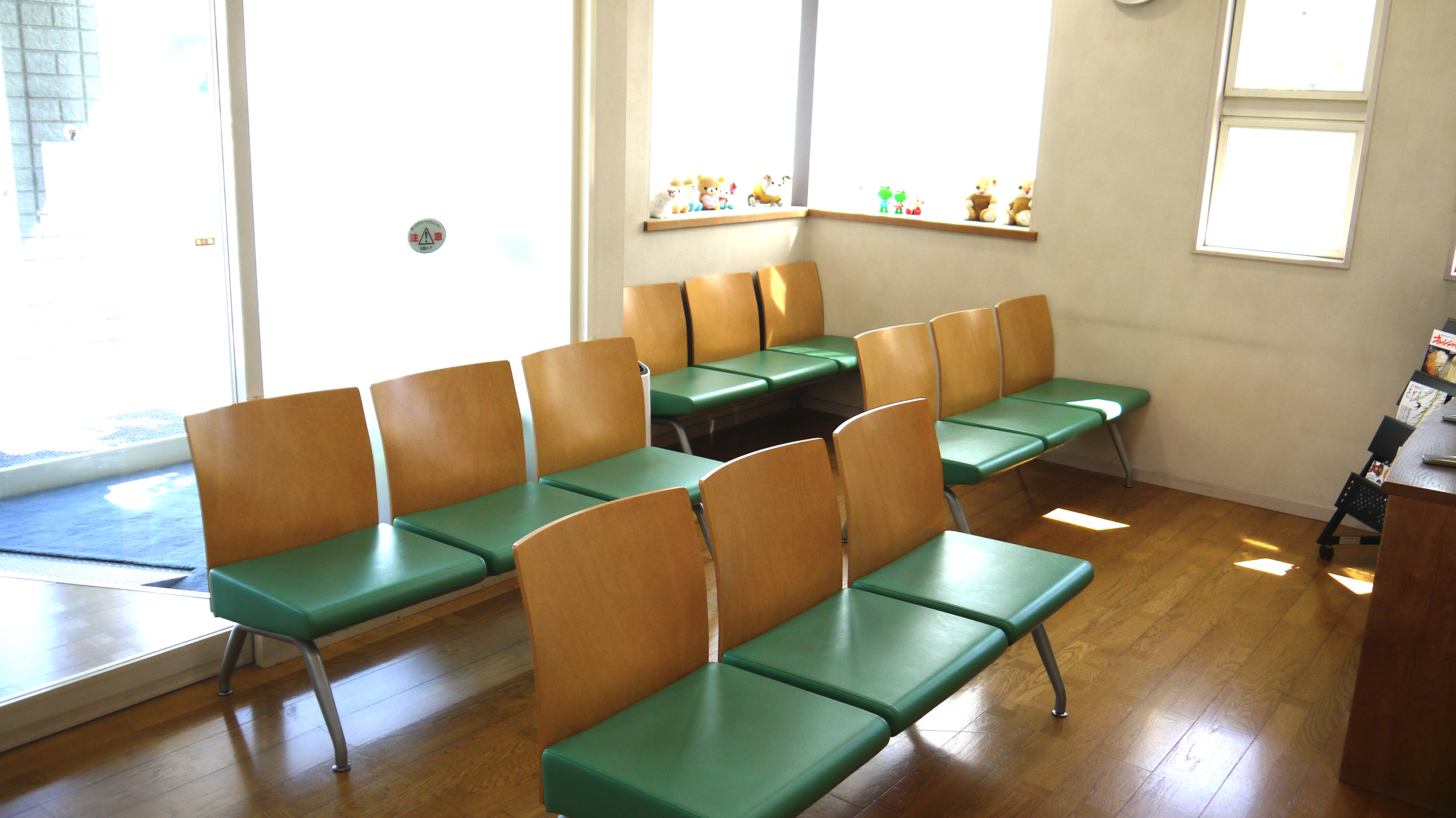 岡山県瀬戸内市邑久町豊原　長田医院（内科・小児科・在宅療養）待合室